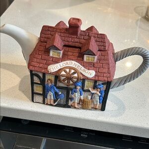 Vintage Sandra Rich Teapot “The Lord Nelson” Made In England - 5 inches tall